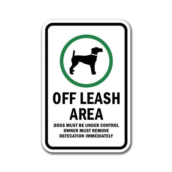 Signmission 18 in Height, 0.12 in Width, Aluminum, 12" x 18", A-1218 Pet-Animal - OfLeaAre A-1218 Pet-Animal - OfLeaAre - main